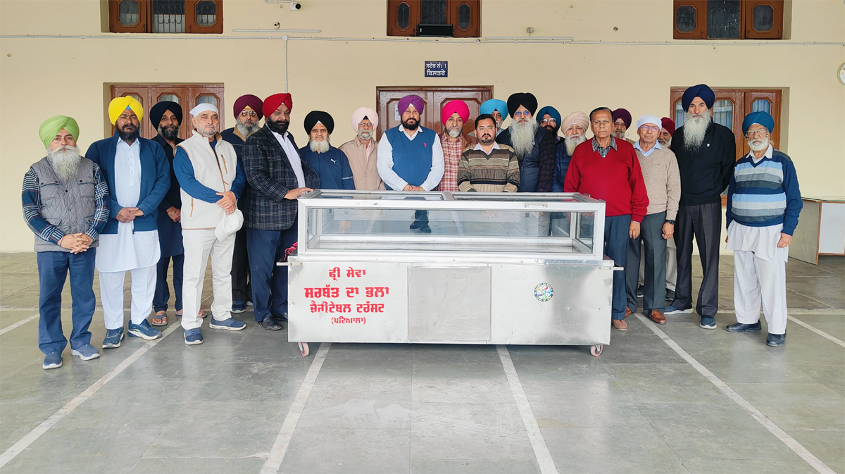 ਸਰਬੱਤ ਦਾ ਭਲਾ ਟਰੱਸਟ ਨੇ ਗੁਰਦੁਆਰਾ ਬੀਬੀ ਭਾਨੀ ਜੀ ਦੀ ਪ੍ਰਬੰਧਕ ਕਮੇਟੀ ਨੂੰ ਸਪੁਰਦ ਕੀਤਾ ਡੈਡ ਬਾਡੀ ਫਰੀਜ਼ਰ